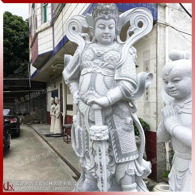 石雕韋馱菩薩圖片