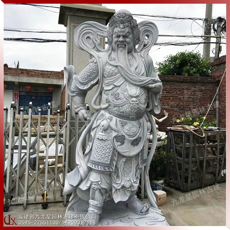石雕伽藍菩薩圖片