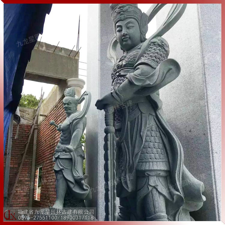 三門(mén)五樓石雕牌坊-濟(jì)公廟(8)