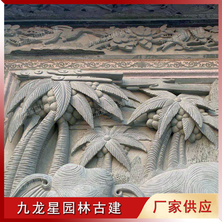 廣東潮汕祠堂浮雕圖片